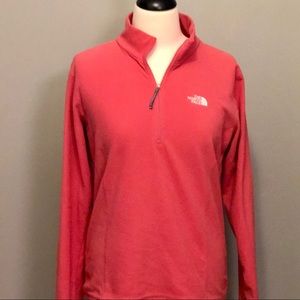 Pink Girls NorthFace HalfZip XL